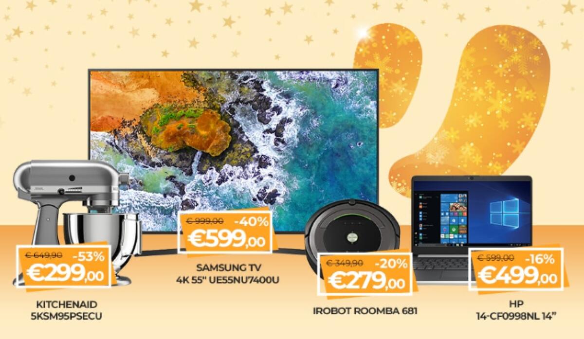 Unieuro lancia le STELLE DI NATALE con sconti oltre il 50% - 