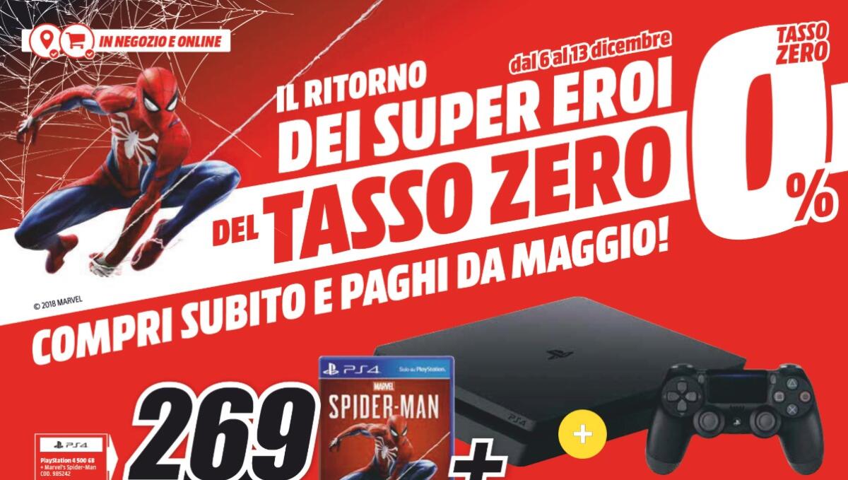 Volantino MediaWorld IL RITORNO DEI SUPER EROI DEL TASSO ZERO fino al 13 dicembre - 