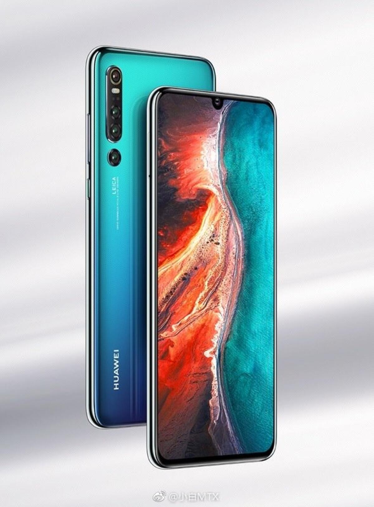 Render Huawei P30 Pro tra 4 Fotocamere e nuovo Processore Kirin 985 - 