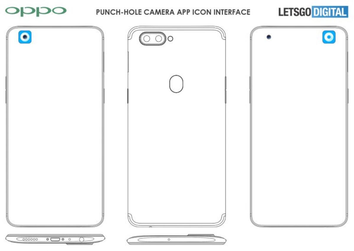 OPPO nasconde il Foro del Display nell'Icona della Fotocamera - 