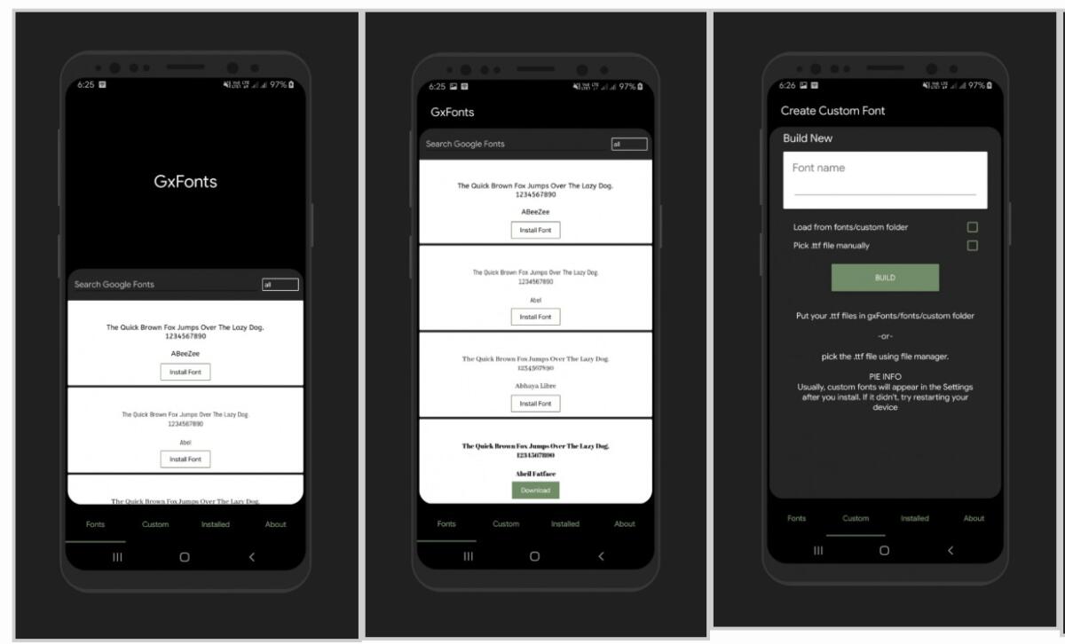 Il modo più facile per cambiare font su Samsung: GxFonts - 