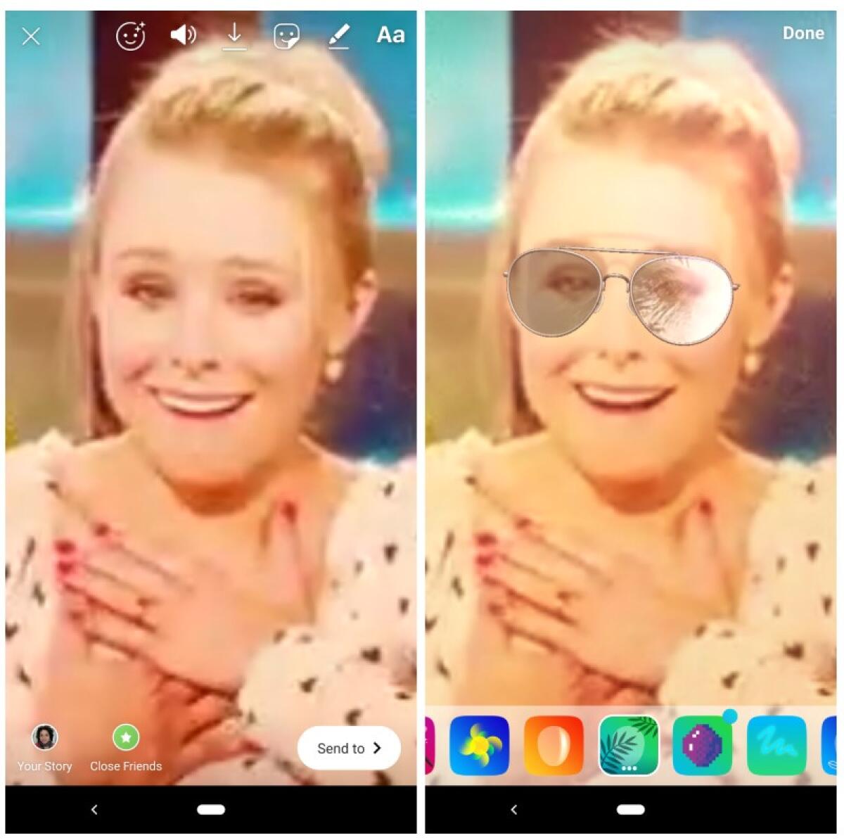 Instagram: E' possibile usare i Filtri delle Storie su Foto e Video scattati precedentemente - 