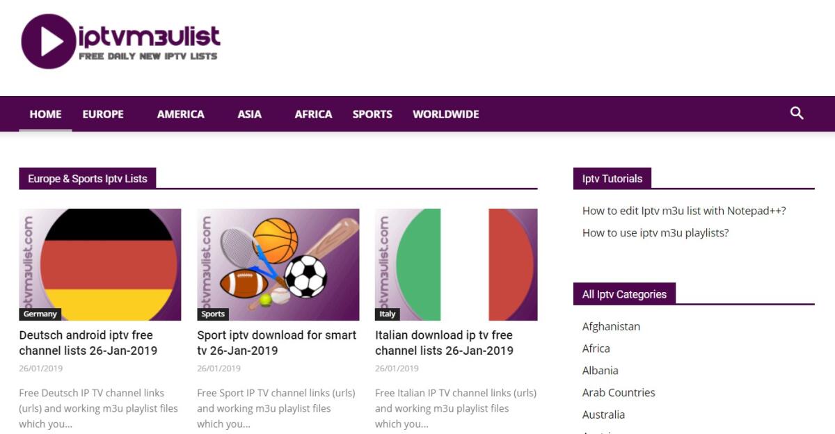 Dove trovare Liste IPTV Italiane Gratis e aggiornate ogni giorno - 