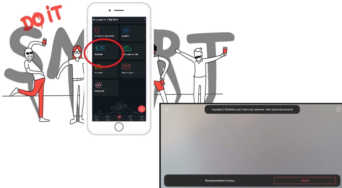 Satispay permette di Pagare anche i Bollettini da App - 