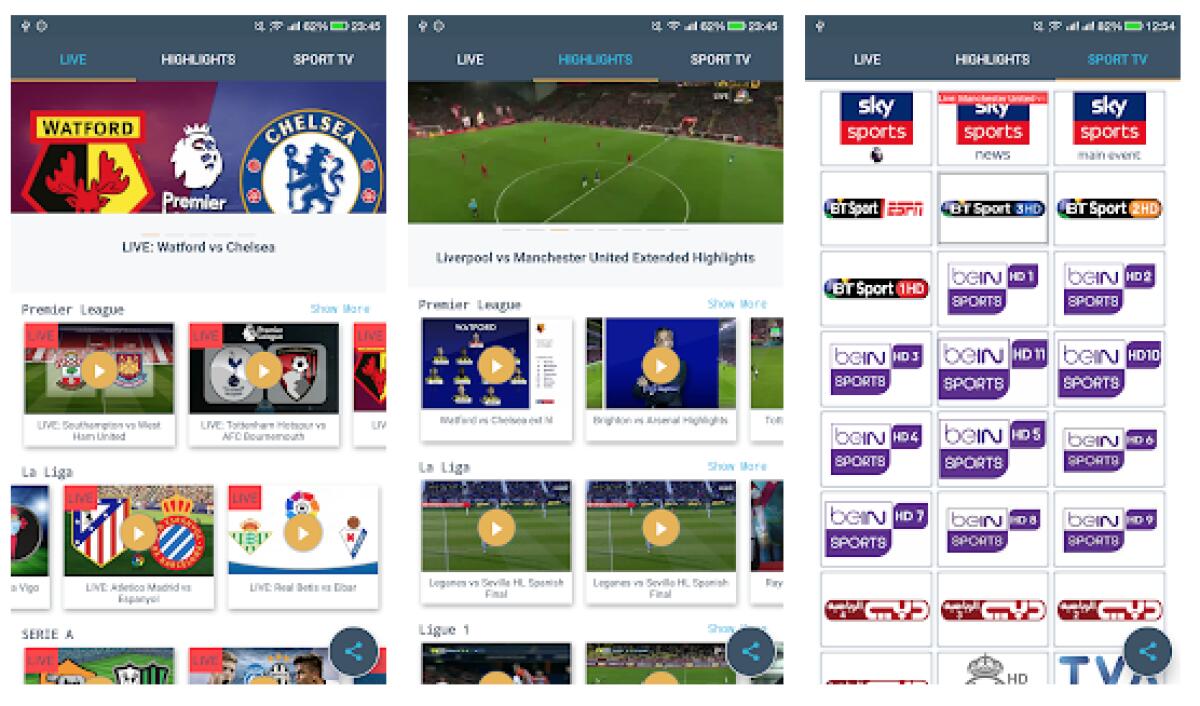 iSeaLive: nuova app partite streaming Android - 
