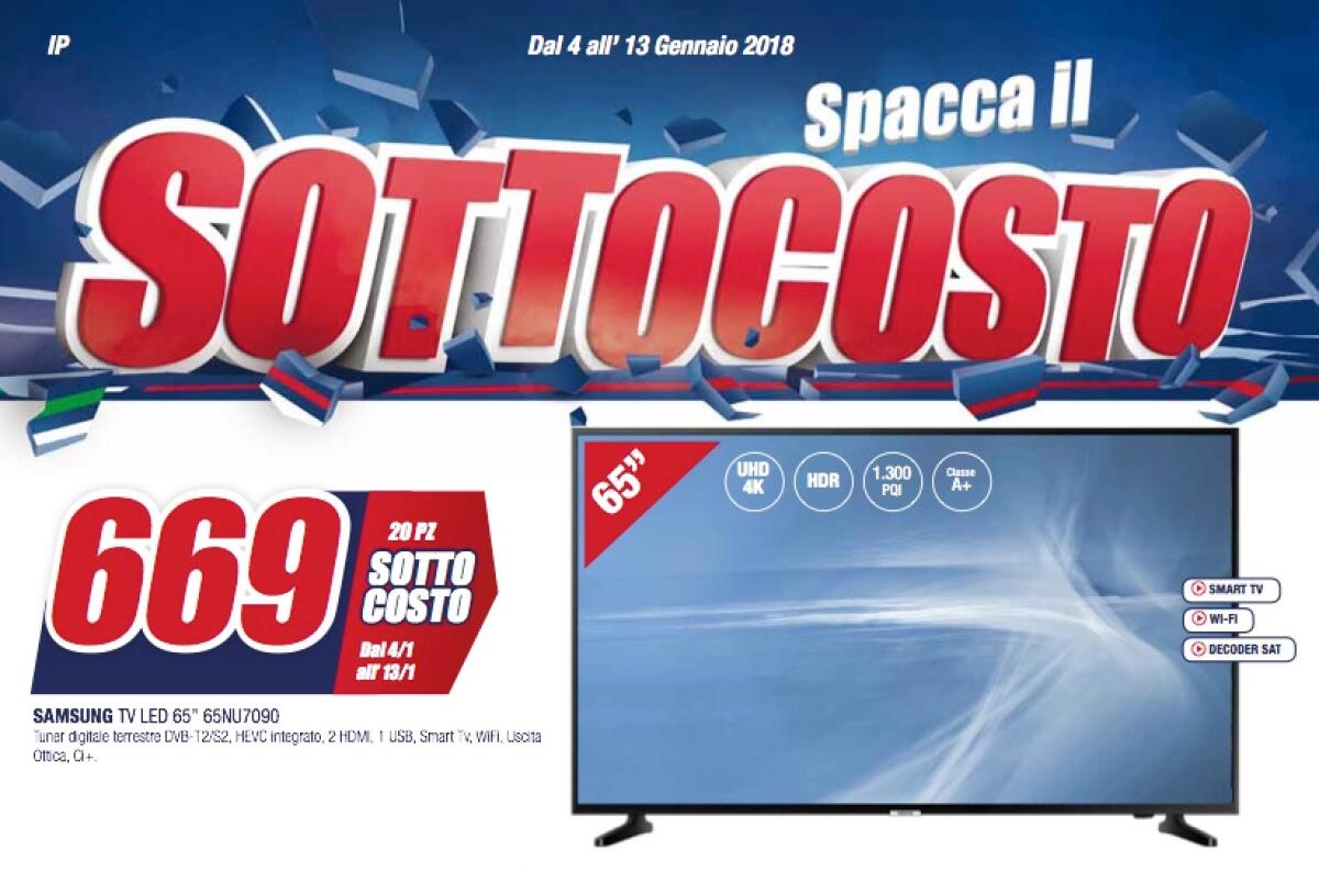 Trony lancia il Volantino SPACCA IL SOTTOCOSTO [4-13 gennaio 2019] - 