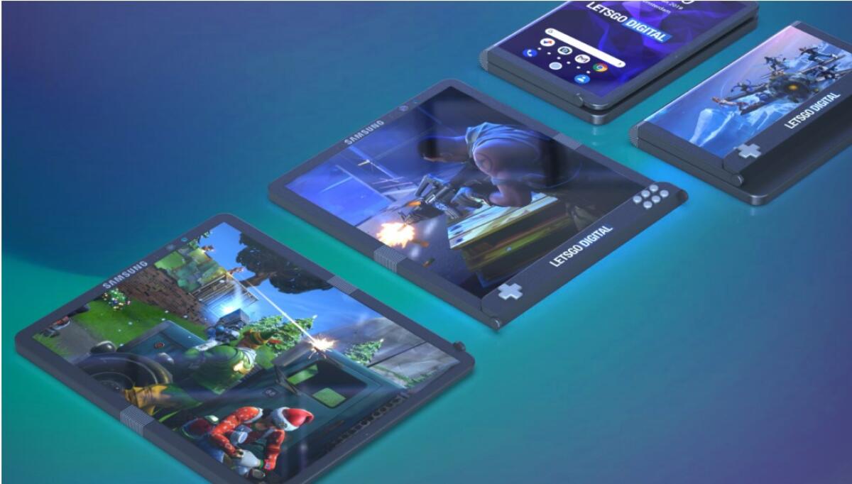 Ladies and Gentlemen ecco il Gaming-Phone pieghevole di Samsung con pad Integrato - 