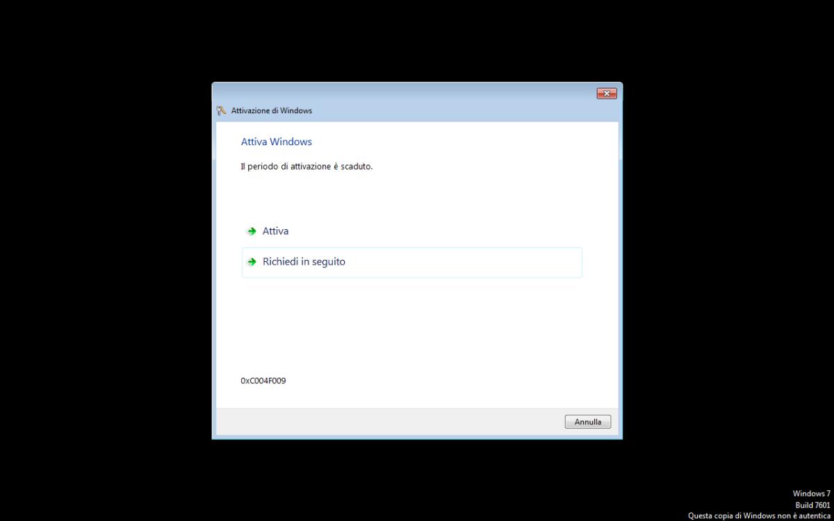 Se vi compare il messaggio Windows 7 non attivato forse è colpa di Microsoft. Ecco perché e come risolvere [Guida] - 
