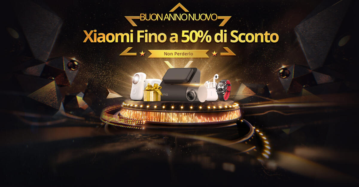 “Buon Anno Nuovo Gearbest”: sconti esclusivi fino al 50%! - 