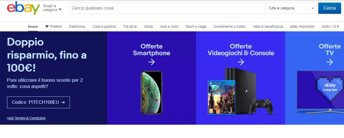 Migliori offerte GLI IMPERDIBILI su eBay con Codice Sconto per un ulteriore -5% - 