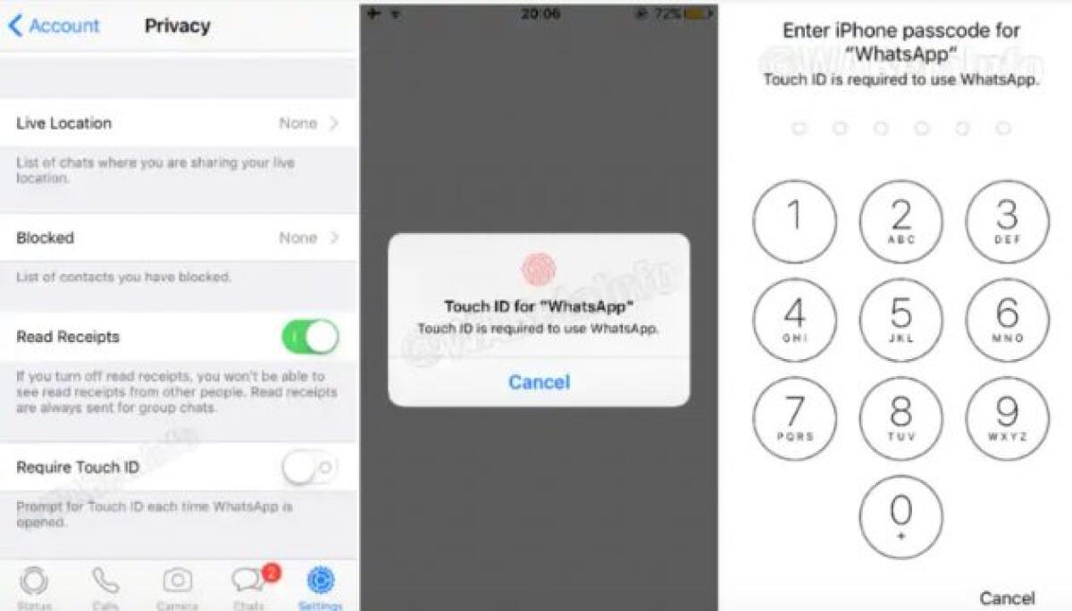 WhatsApp Apple: Touch ID e Face ID si possono Bypassare - 