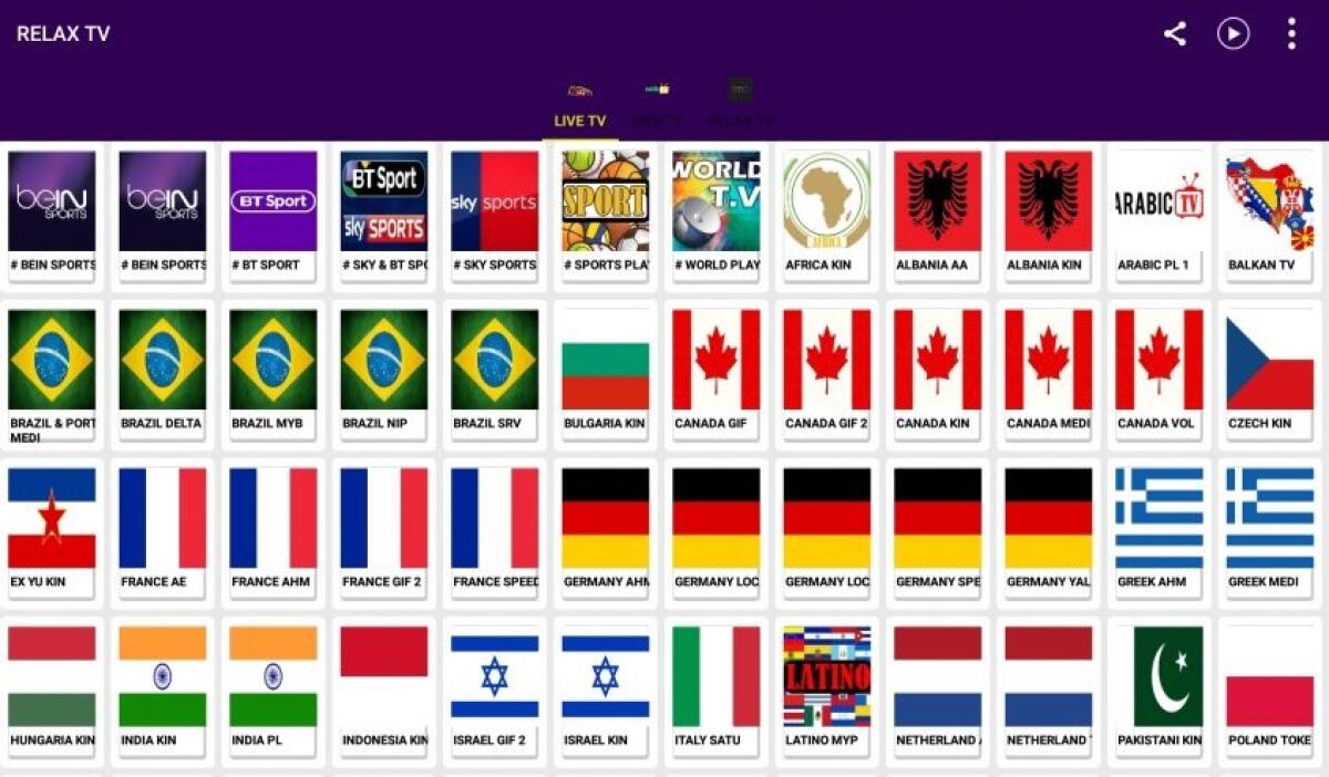 Oltre 8000 Canali Premium Gratis con questa App Android per l'IPTV - 