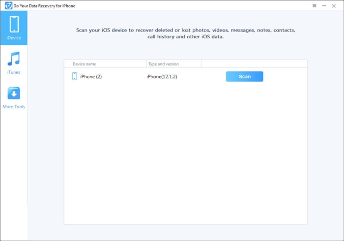 Recuperare Dati Persi da iPhone come chat WhatsApp, Foto e Video con Do Your Data Recovery for iPhone - 