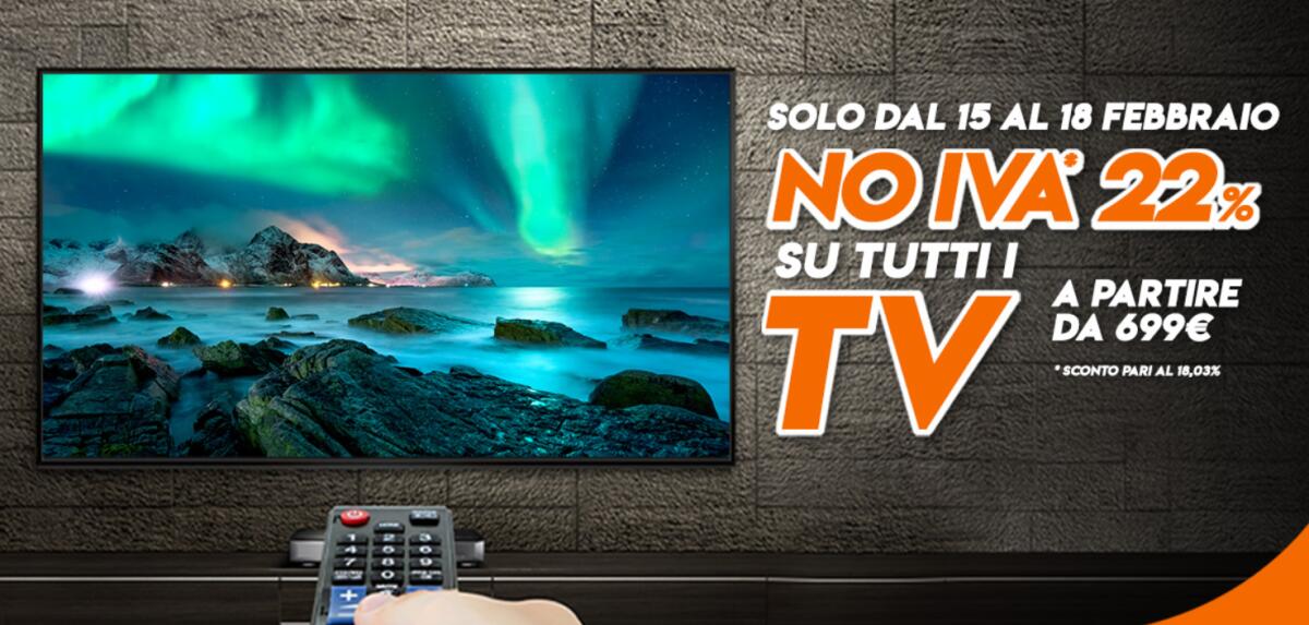 Da Expert c'è la promo NO IVA 22% su tutte le TV - 