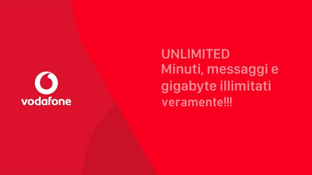 Vodafone è impazzita: Tutto illimitato (anche i Giga) a 20 euro - 