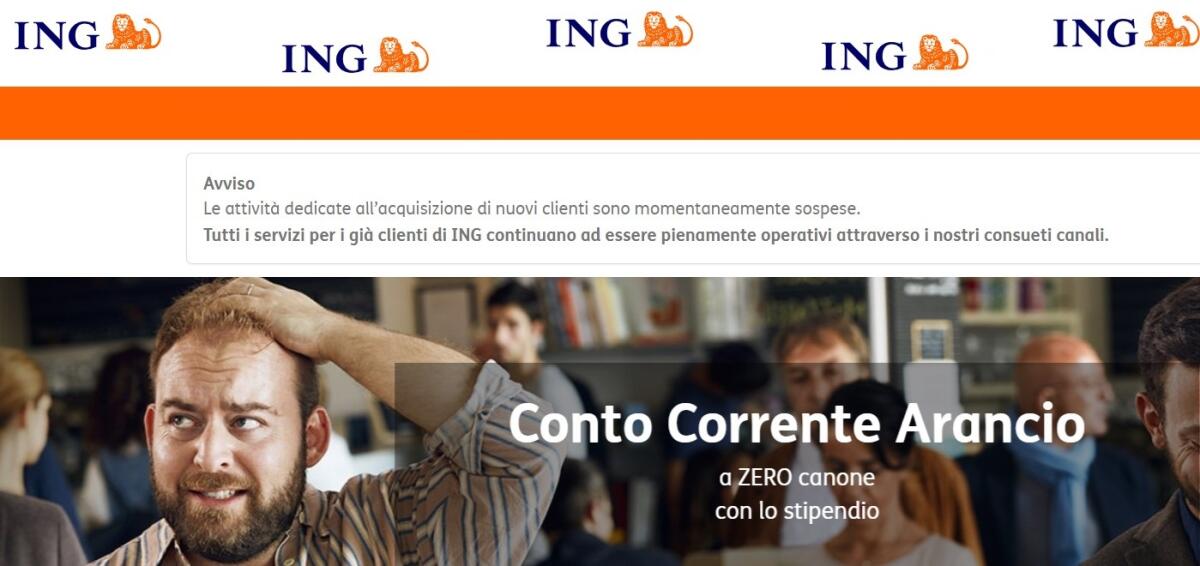 Non è possibile aprire un Conto Arancio su ING: Ecco perché - 