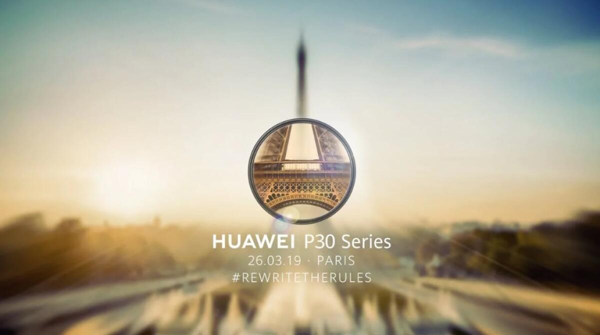 Live Streaming presentazione Huawei P30 del 26 marzo a Parigi [Link] - 