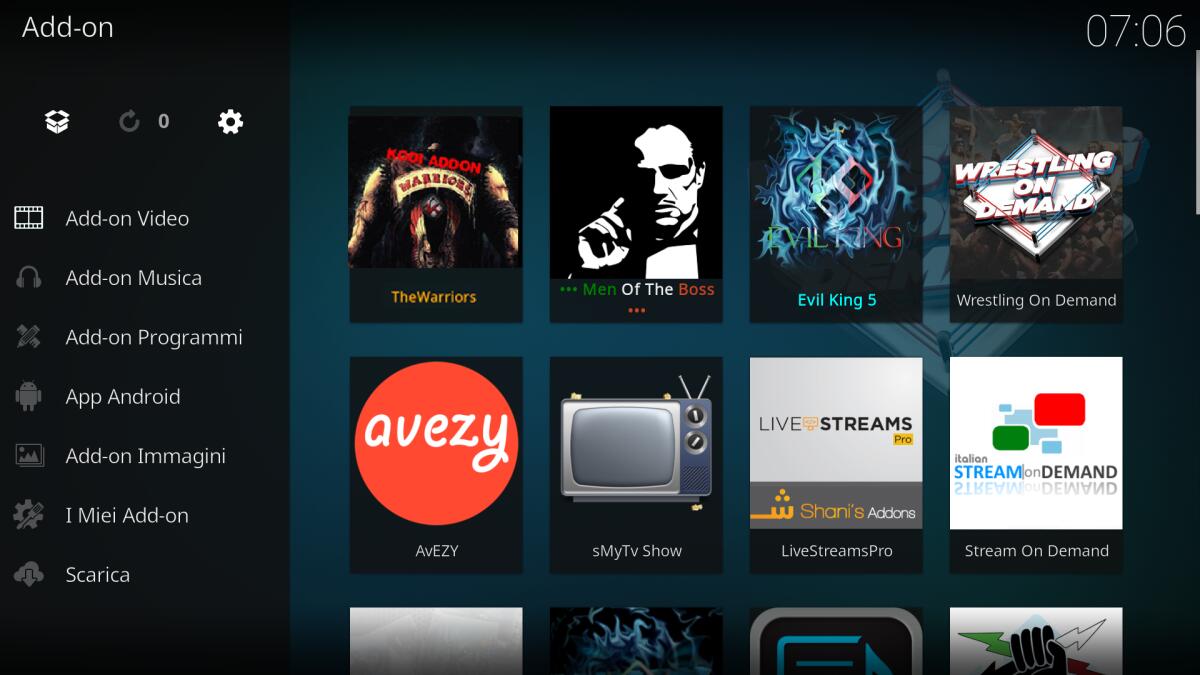 The Warrios: Film, Serie TV, Cartoni, Documentari e Adulti su Kodi - 