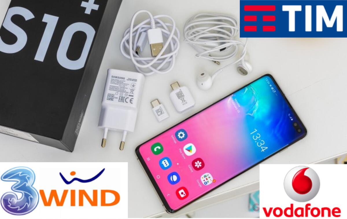 Samsung Galaxy S10 e S10+: Tutte le offerte di TIM, Vodafone, Wind e Tre - 