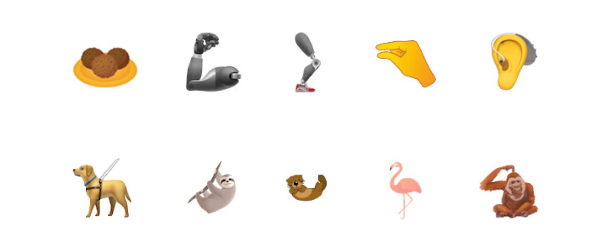 Tutte le Emoji della Unicode 12.0: Novità con Bradipo, Felafel e molto più diversità - 