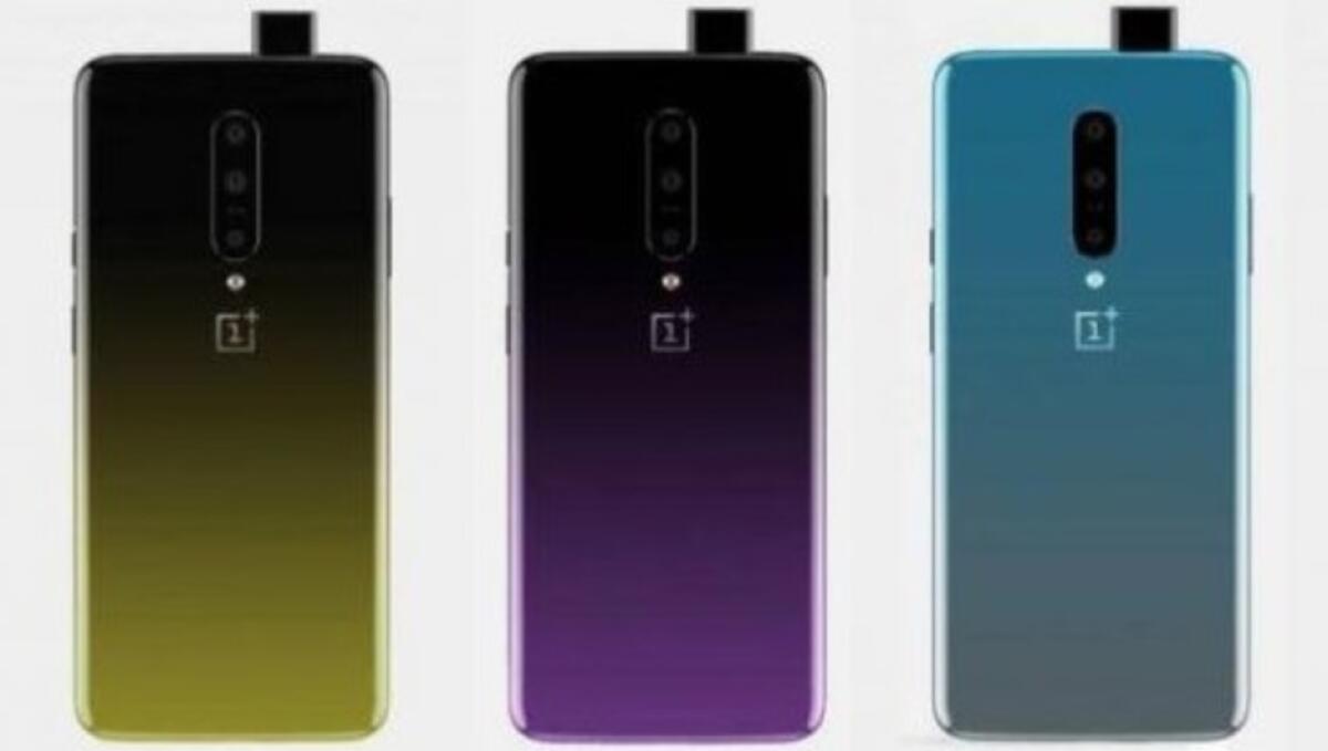 Ecco OnePlus 7: Fotocamera Popup e tre Colori bellissimi - 
