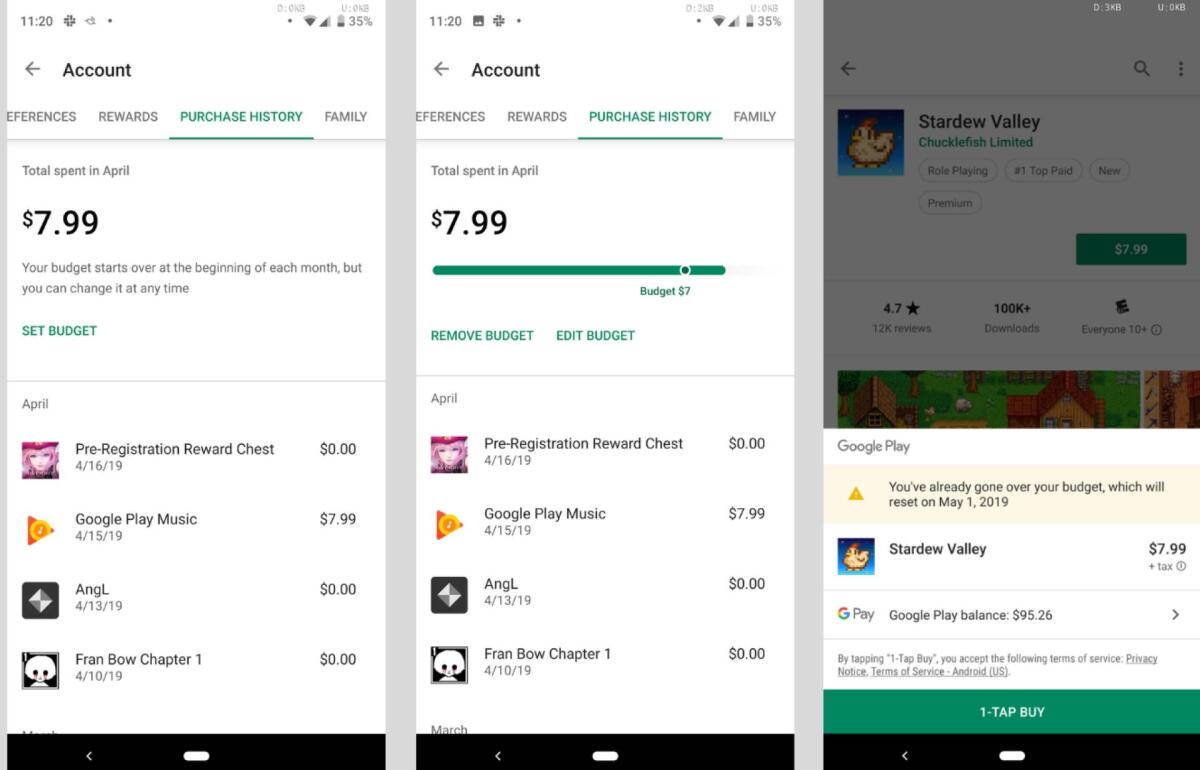 Arriva il Budget di Spesa sul Play Store - 