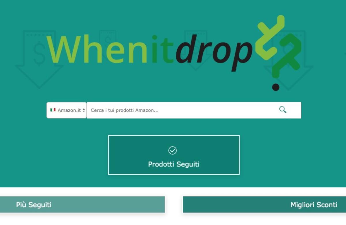 Monitora prezzi Amazon con WhenItDrop - 