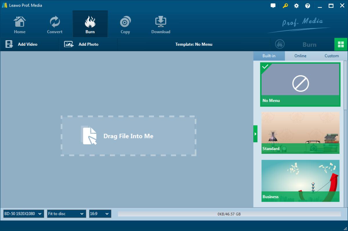 Leawo DVD Creator è un programma per Creare DVD professionale a casa - 