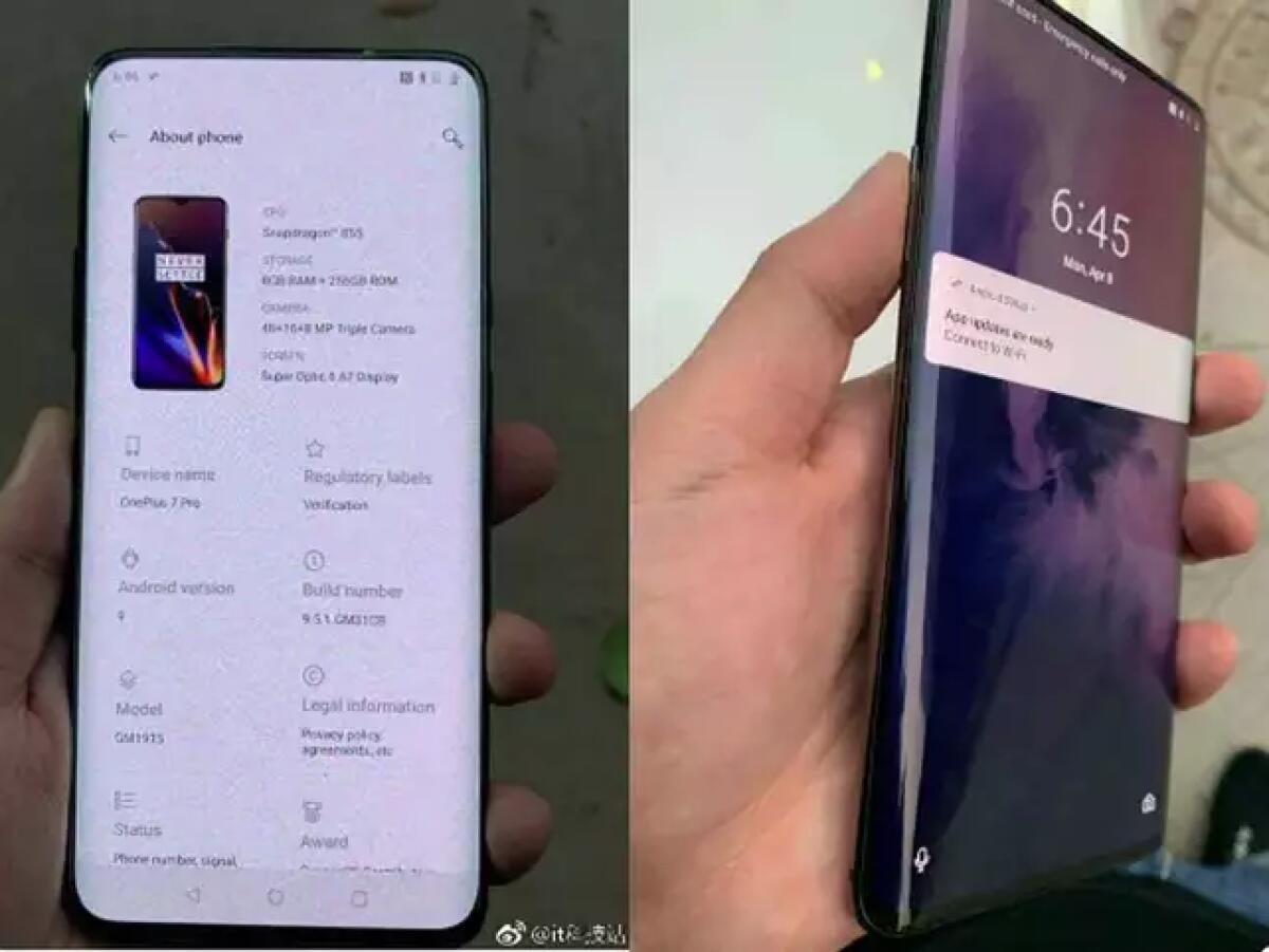 OnePlus 7: Anche una versione Pro e Data Presentazione Ufficiale [Foto Reali] - 