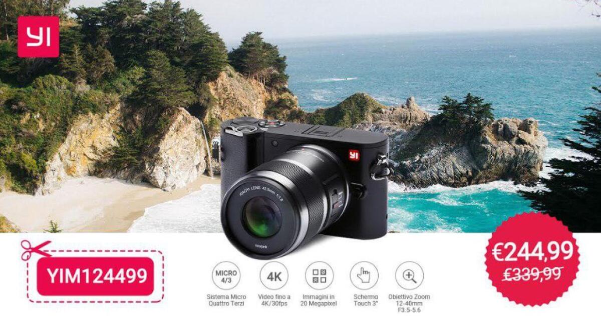 Xiaomi YI M1 Fotocamera Digitale in offerta su Amazon - 