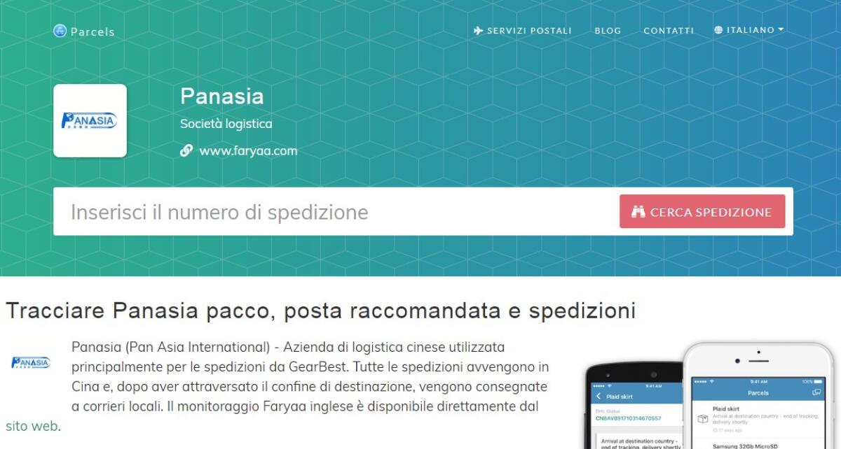 Tracciare Pacchi e Spedizioni GearBest - 