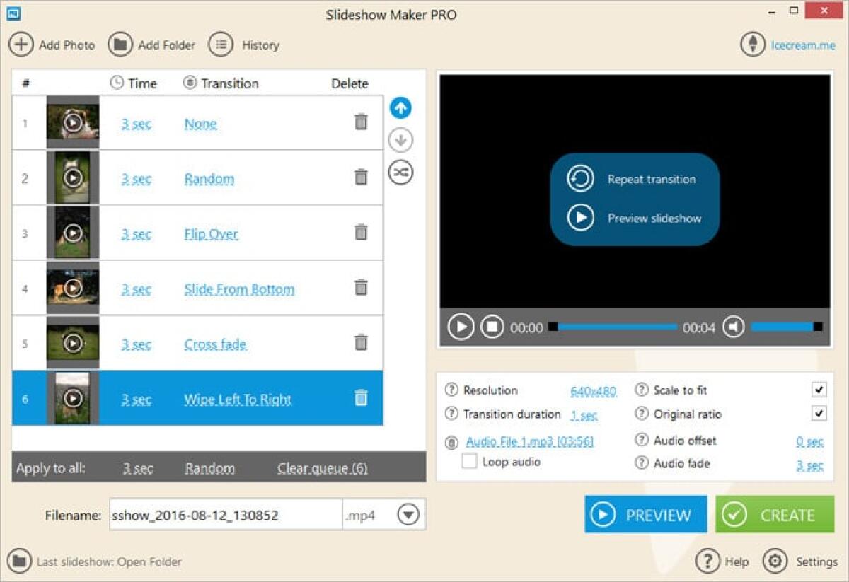 Crea Spettacoli Presentazioni e SlideShow con Effetti, Foto e Video - 