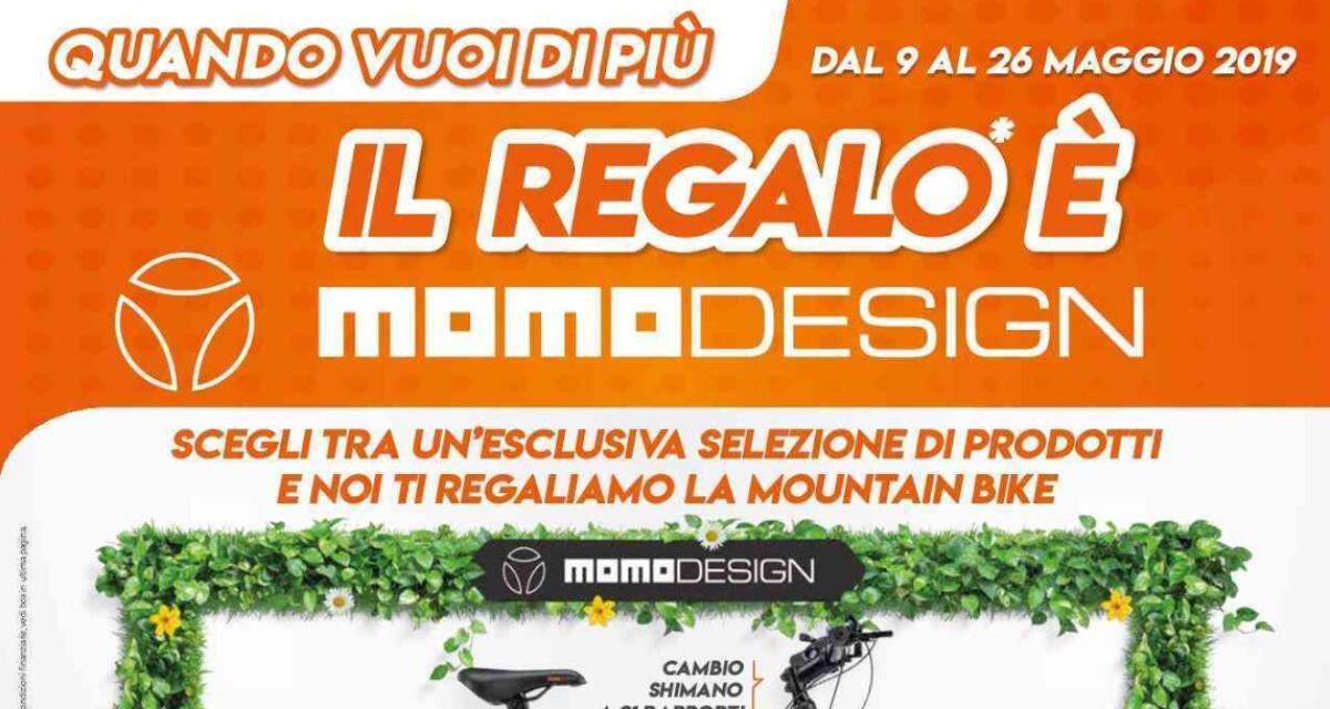 Volantino Expert "IL REGALO E' MOMODESIGN" dal 9 al 26 maggio 2019 - 