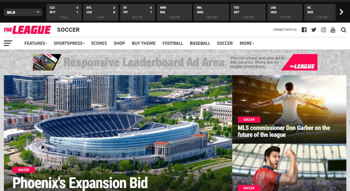 Come Creare un Sito Web di Sport [News e Risultati in Tempo Reale] - 