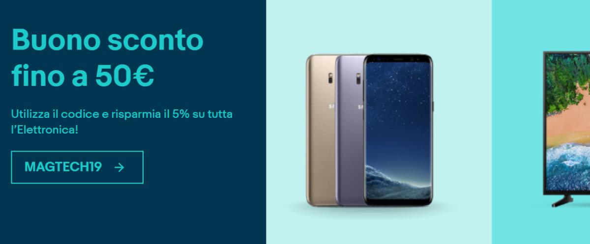 Ecco il Buono Sconto eBay di maggio 2019: Fino a 50 euro in meno - 