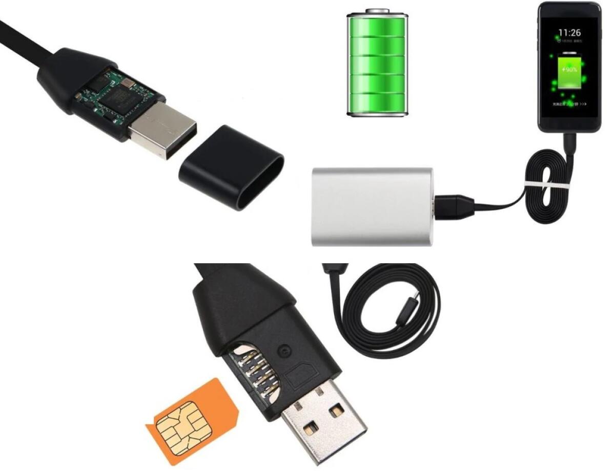 Un semplice Cavo USB con Localizzatore GPS, Microspia e Microfono a meno di 10 euro - 