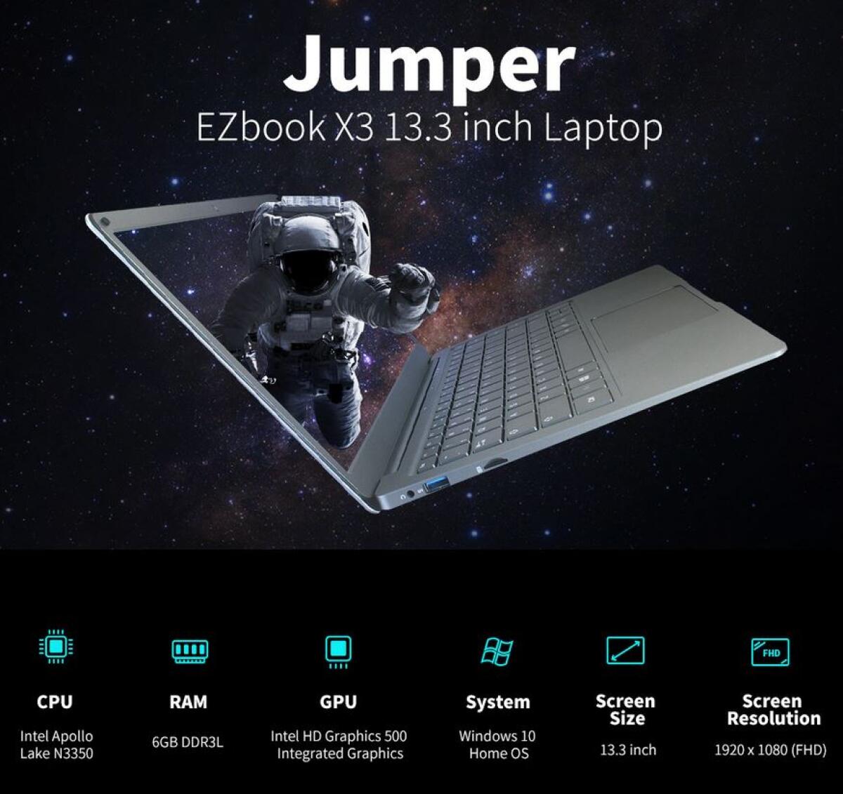 JUMPER EZBOOK X3: scheda tecnica, prezzo - 