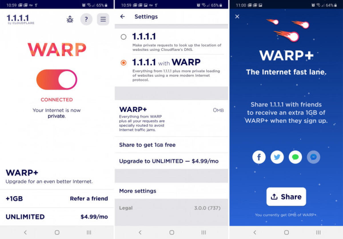 Cloudflare WARP: VPN Gratis per Android e iPhone - 