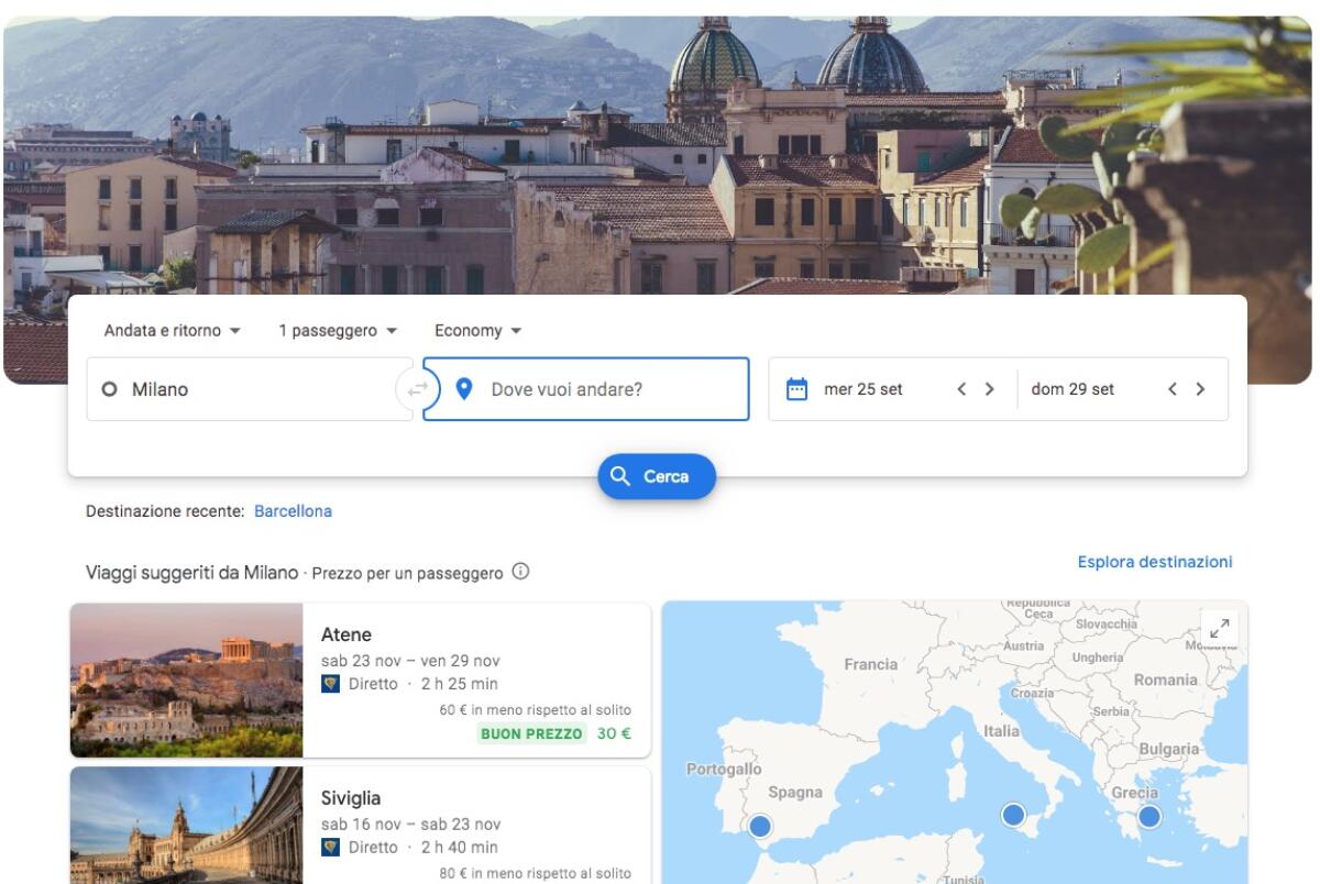 Come risparmiare sui biglietti aerei con Google Voli - 