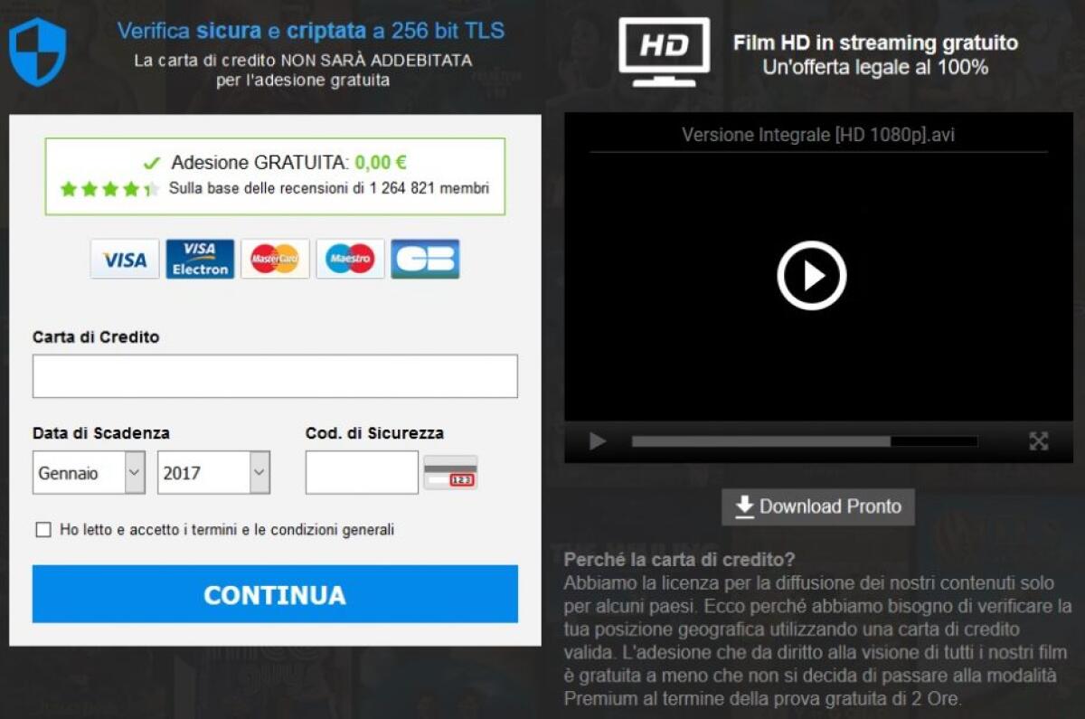 Perché I Siti Streaming Chiedono La Carta Di Credito? - 
