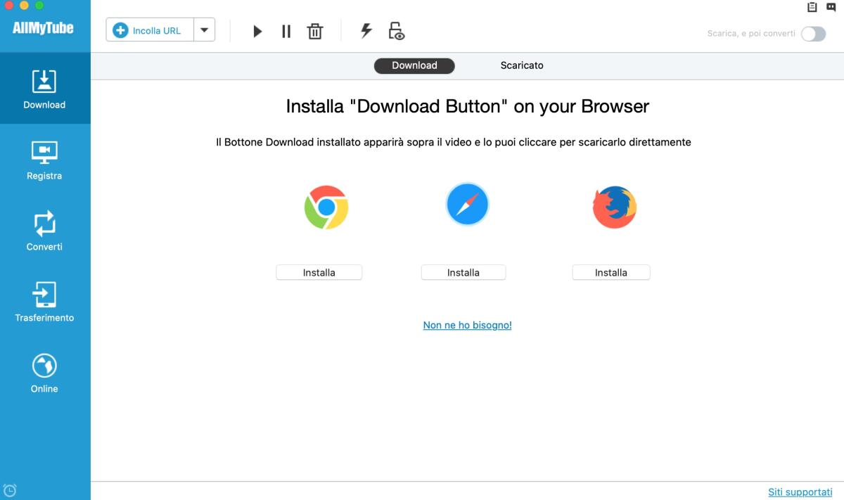 Scarica Video Da Qualsiasi Sito con AllMyTube - 