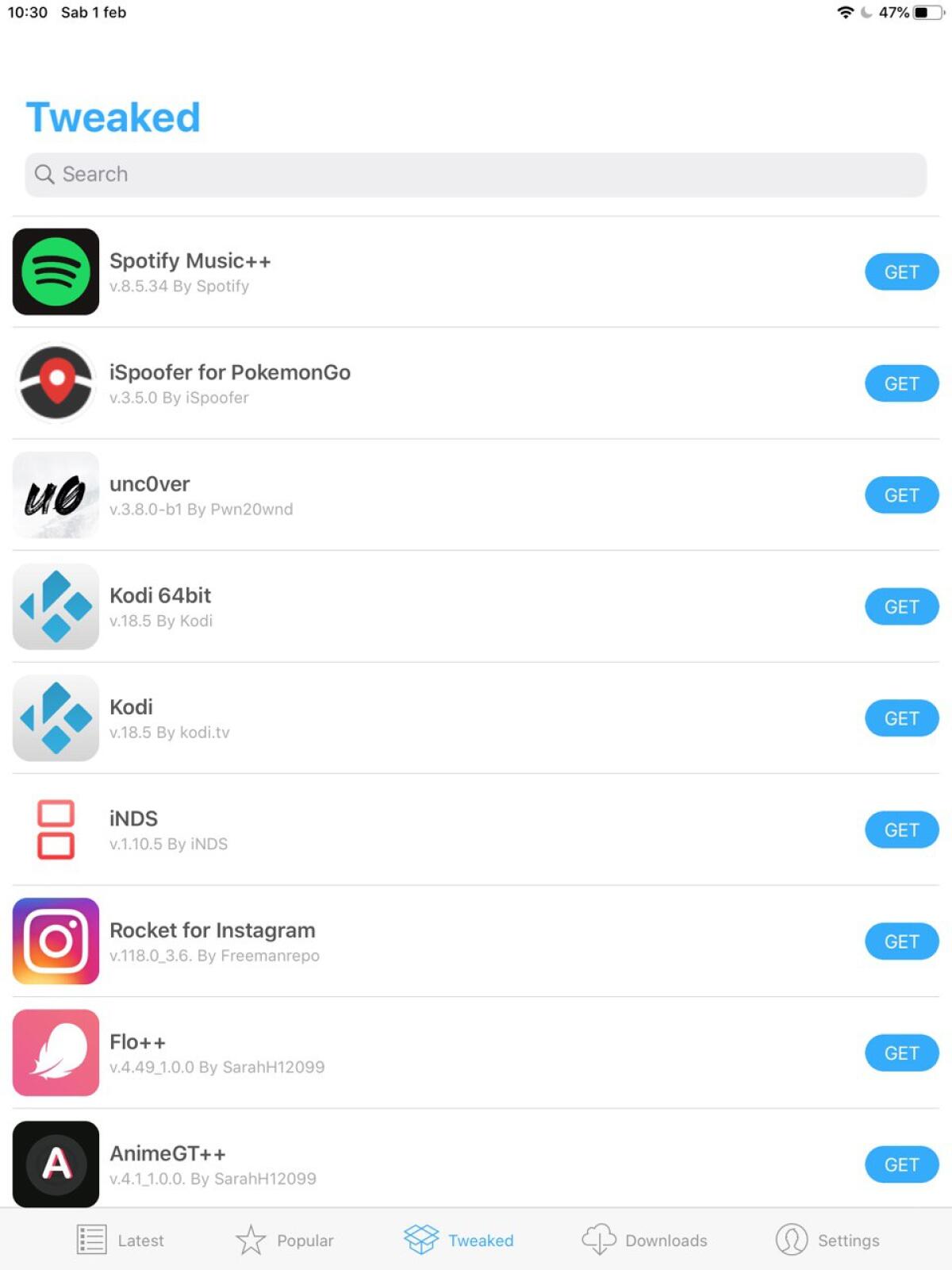 AppCake: scarica app gratis su iPhone, iPod, iPad - 
