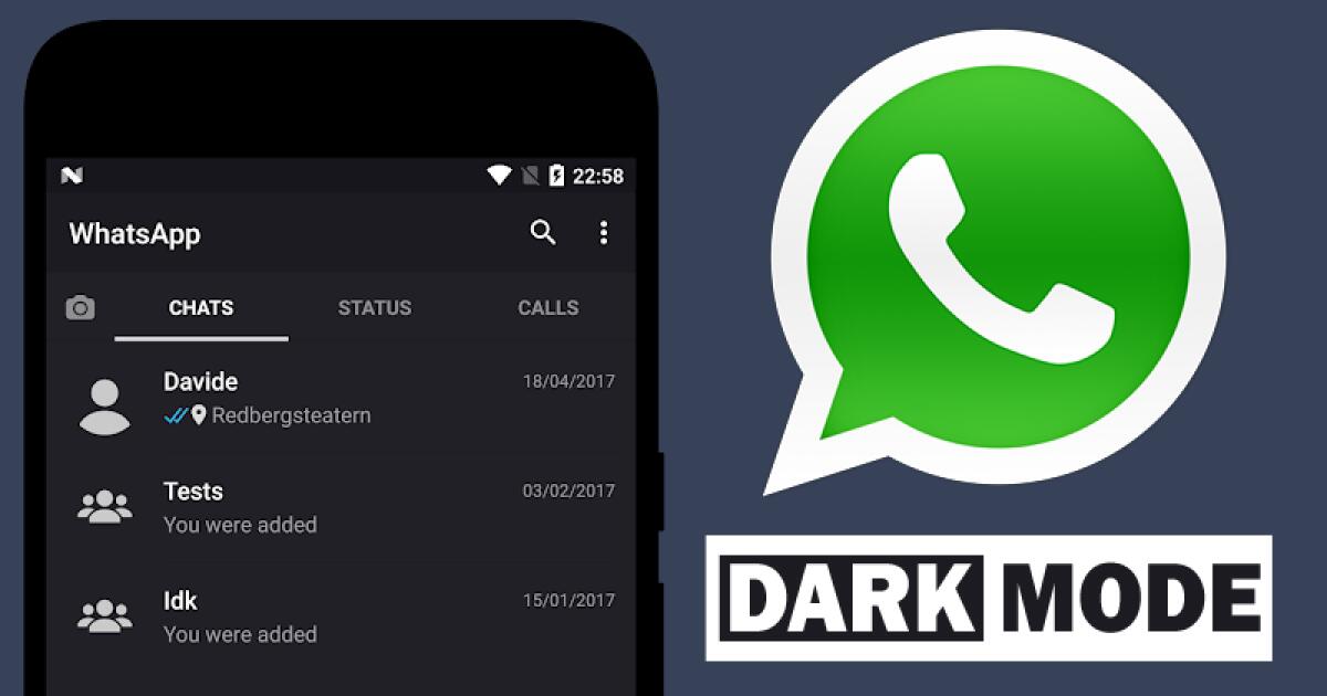 Dark Mode WhatsApp Android disponibile da OGGI! - 