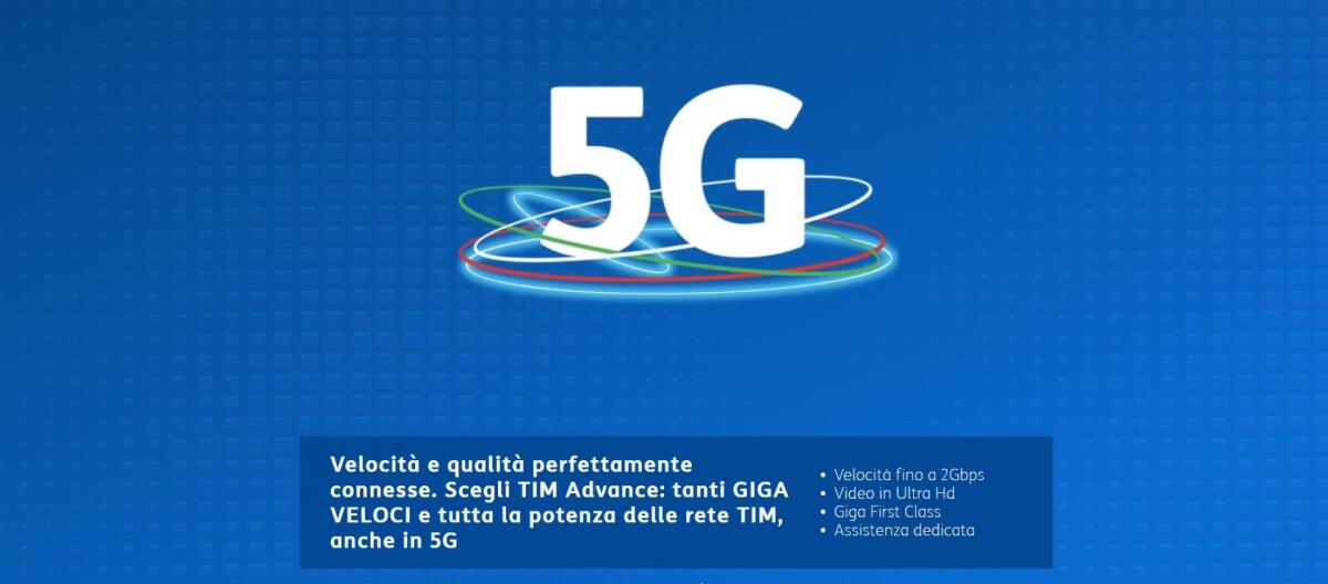 TIM Advance 5G Unlimited: 39 euro al mese, tutto incluso - 