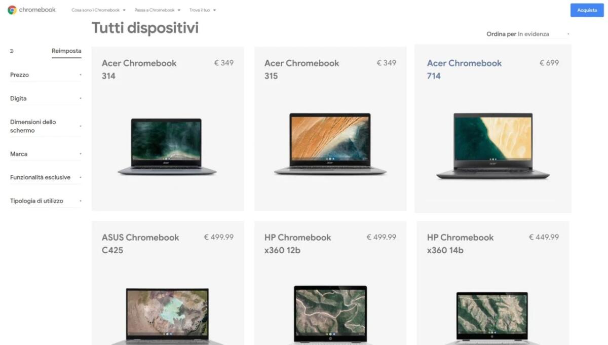 Arrivano i Chromebook su Amazon: i MIGLIORI da comprare - 