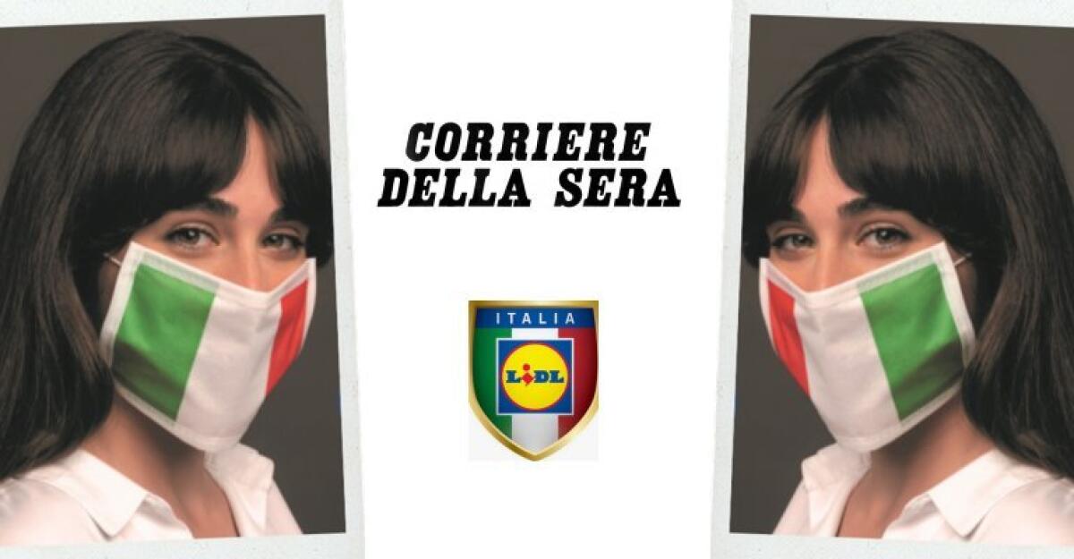 Mascherina tricolore GRATIS con il Corriere della Sera e LIDL | 29 Maggio - 