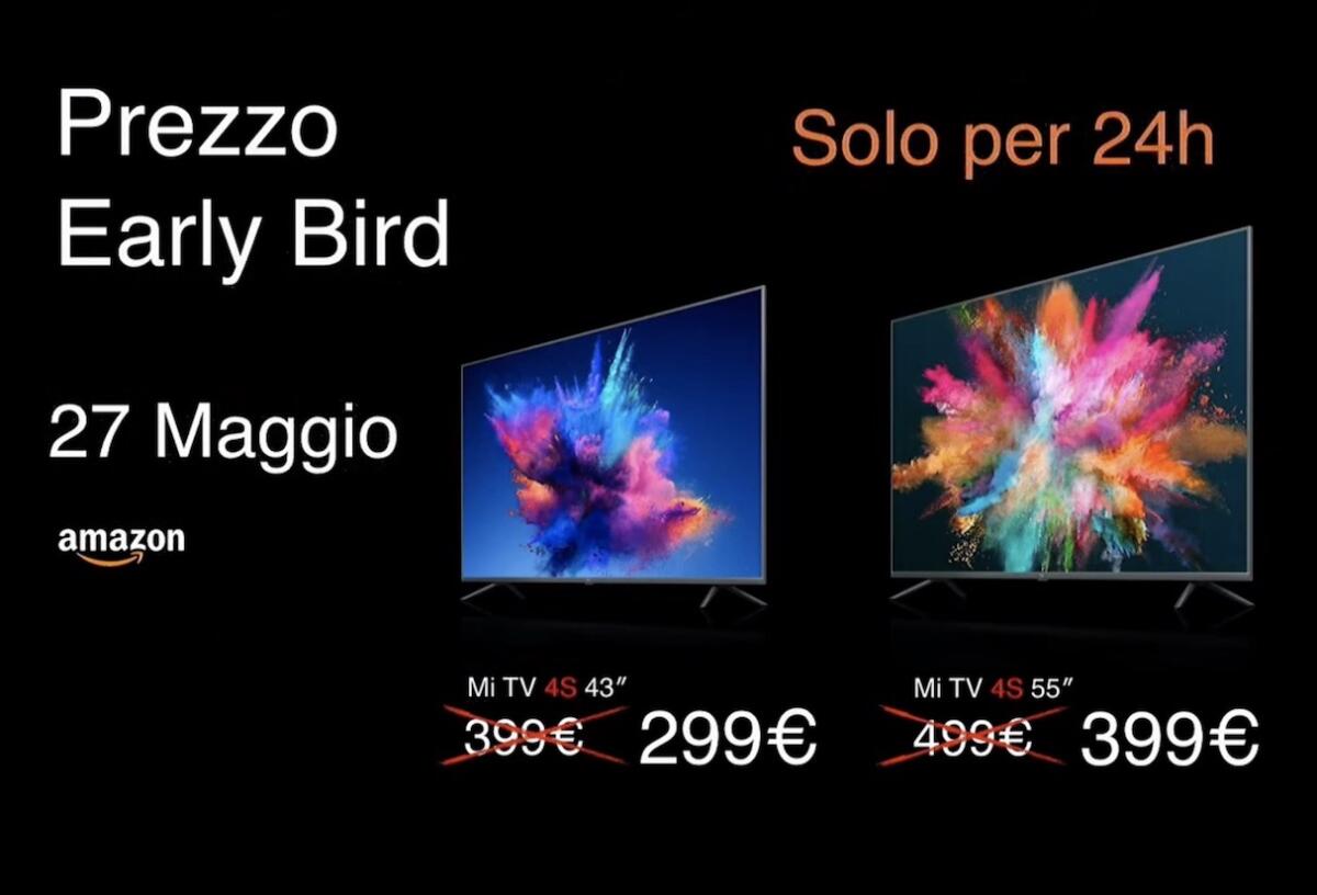 Compra le TV XIAOMI da 55” e 43” in sconto su Amazon SOLO OGGI - 