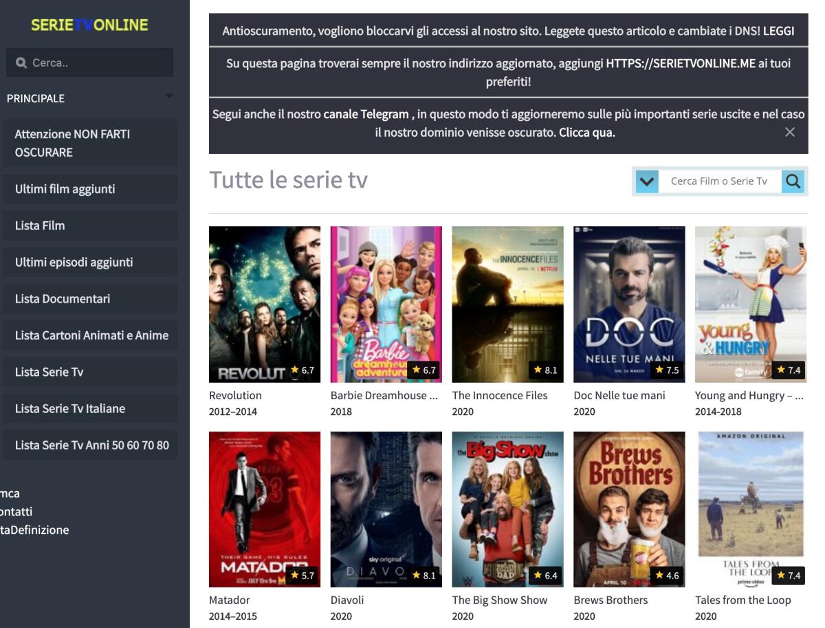 Serietvonline Non Funziona: Ecco le Alternative da Usare - 