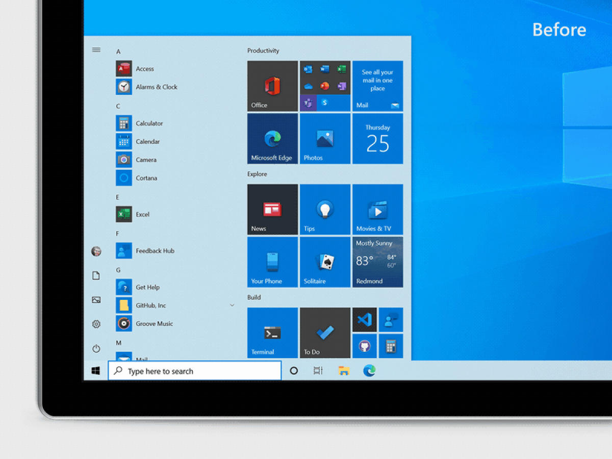 Prova subito il nuovo menu Start di Windows 10 in anteprima - 