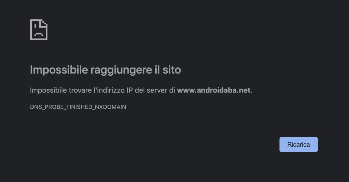Impossibile raggiungere il sito: come RISOLVERE? - 